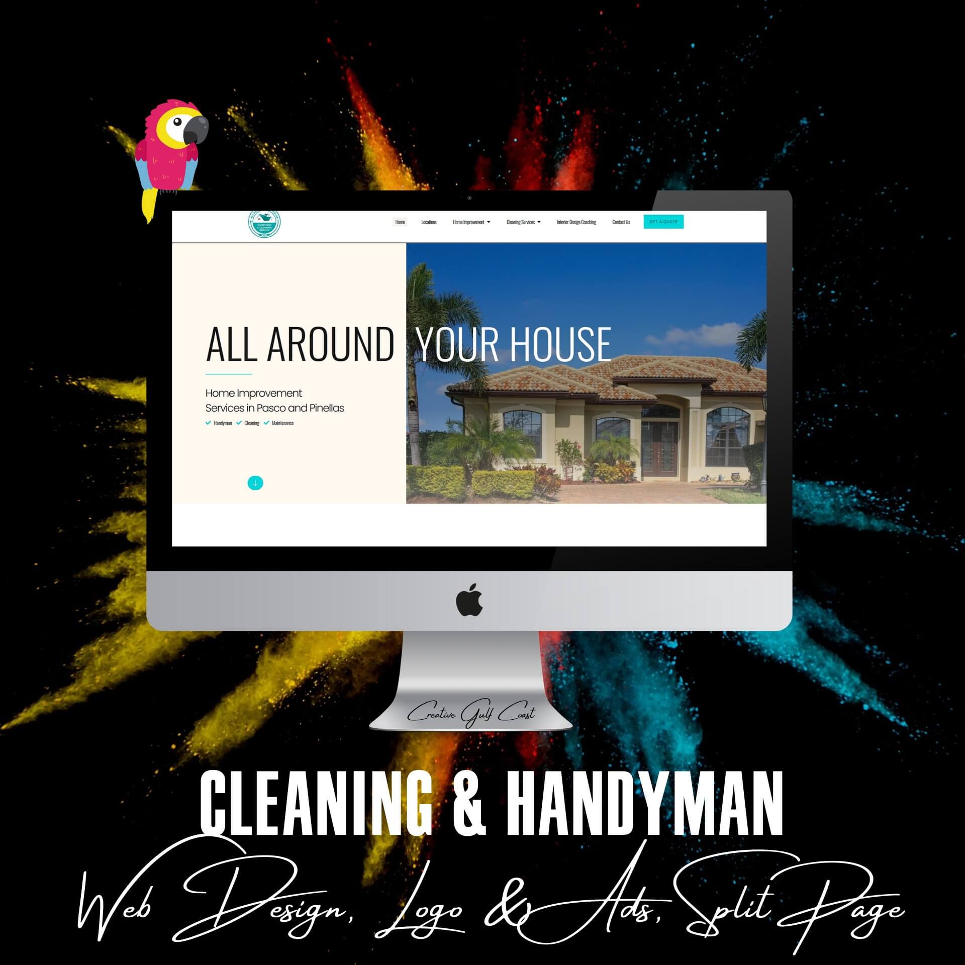 Creative Gulf Coast Reference Client - Web Design Cleaning Services