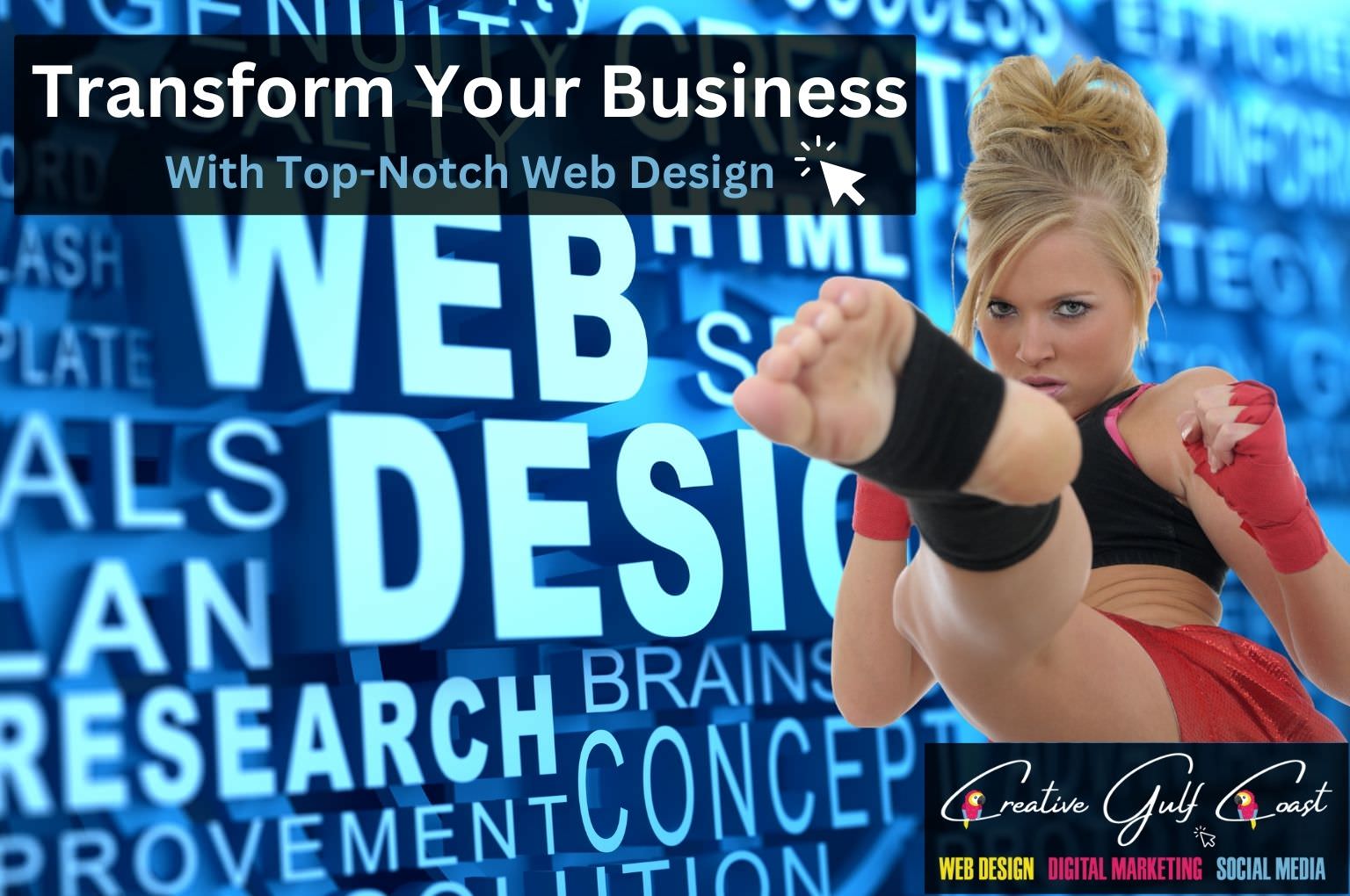 Transform your business with top notch web design made in Florida in Tampa Bay by Creative Gulf Coast Digital Marketing