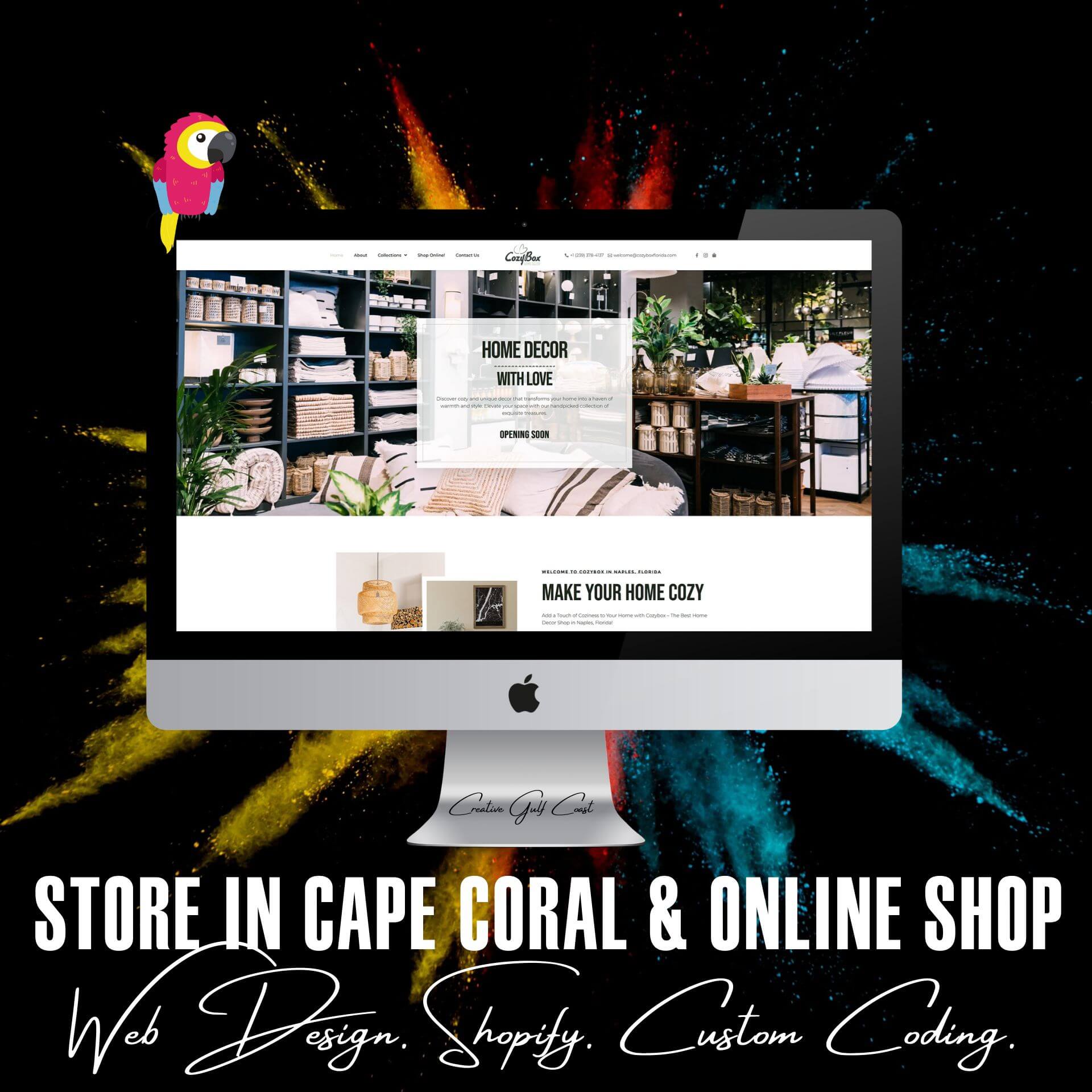 Web Design Florida - Reference Store and Shopify Client in Naples - Creative Gulf Coast Marketing