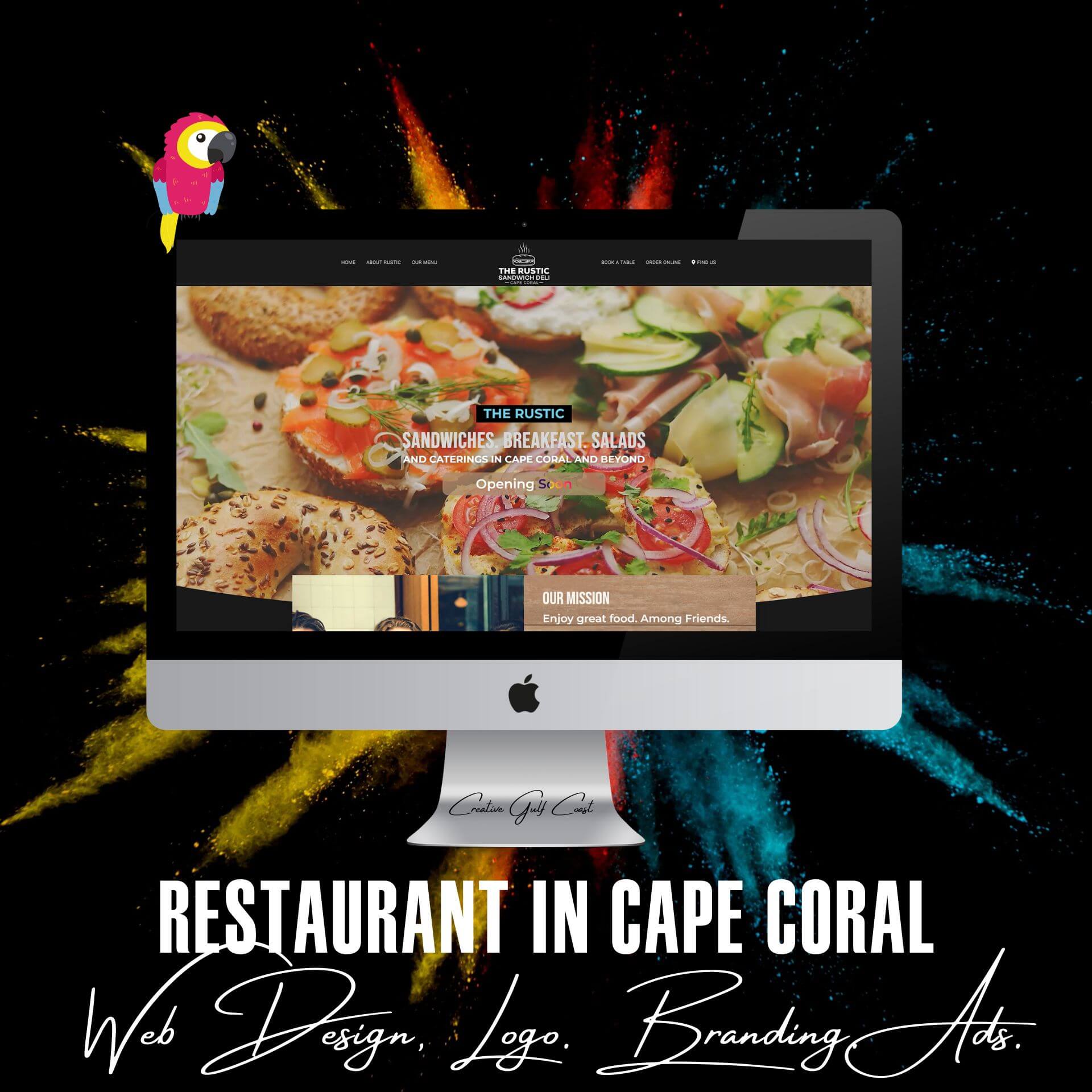 Web Design Florida - Reference Restaurant in Cape Coral - Creative Gulf Coast Marketing