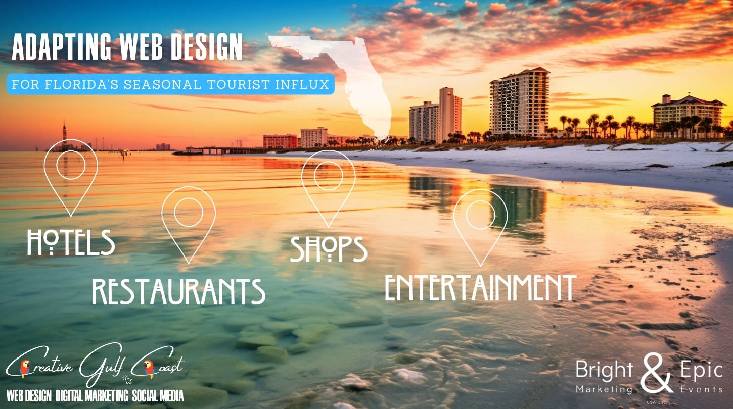 Harness the power of web design to cater to Florida's seasonal tourists. Creative Gulf Coast Digital Marketing in Florida.