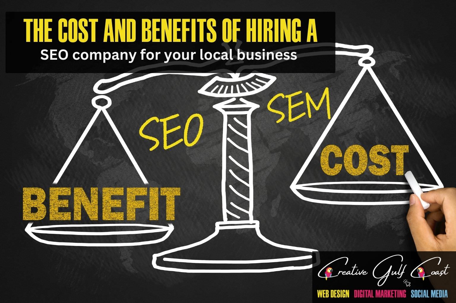 Your benefits and costs of hiring a professional SEO company - Creative Gulf Coast Marketing Tampa Bay Florida